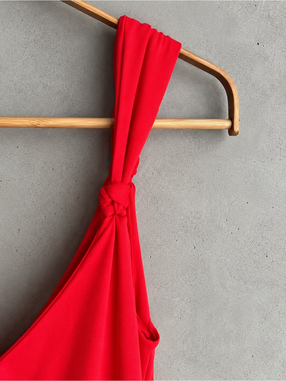 CINQ À SEPT Delia Red Draped Tie Midi Dress Size 8 - Picture 5 of 11